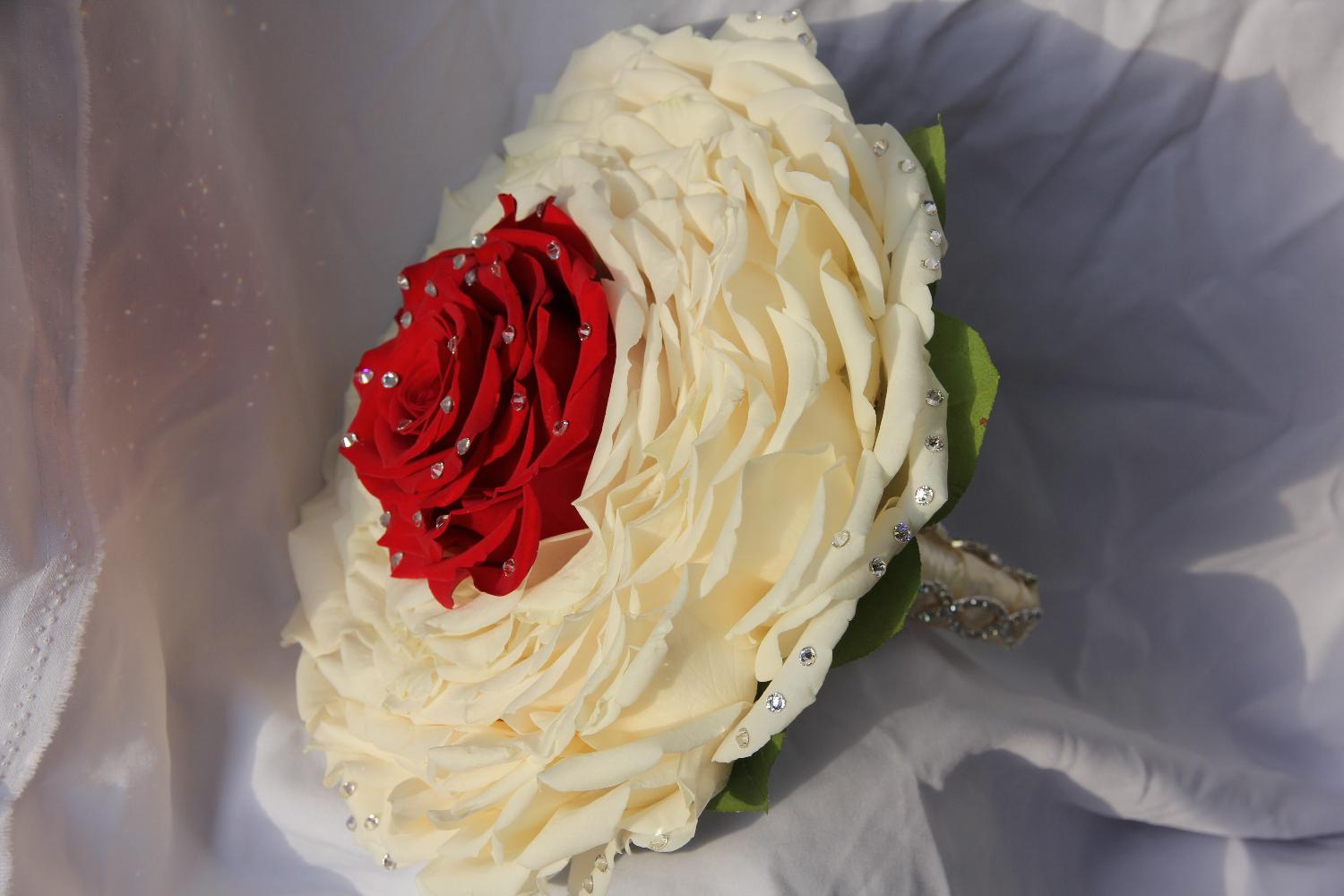 Букет невесты гламелия из розы